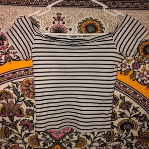 Off The Shoulder Crop Top